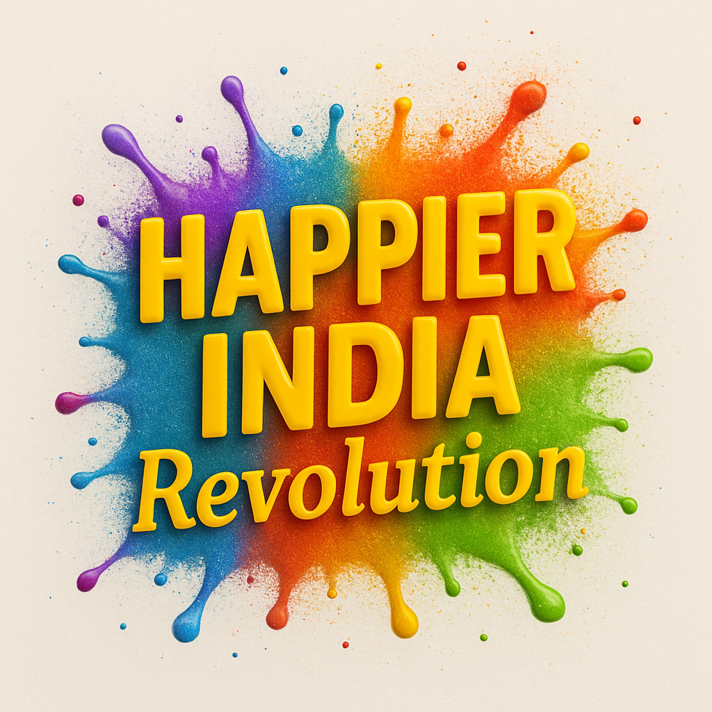Happiness India Revolution #MissionHappiness @Happier.in